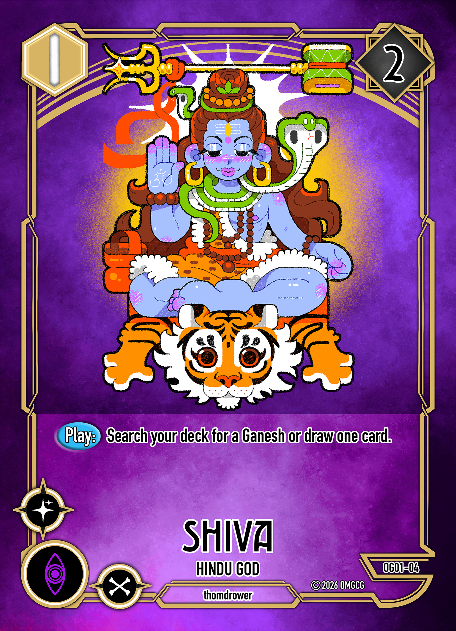 Shiva, Hindu God, Level 1