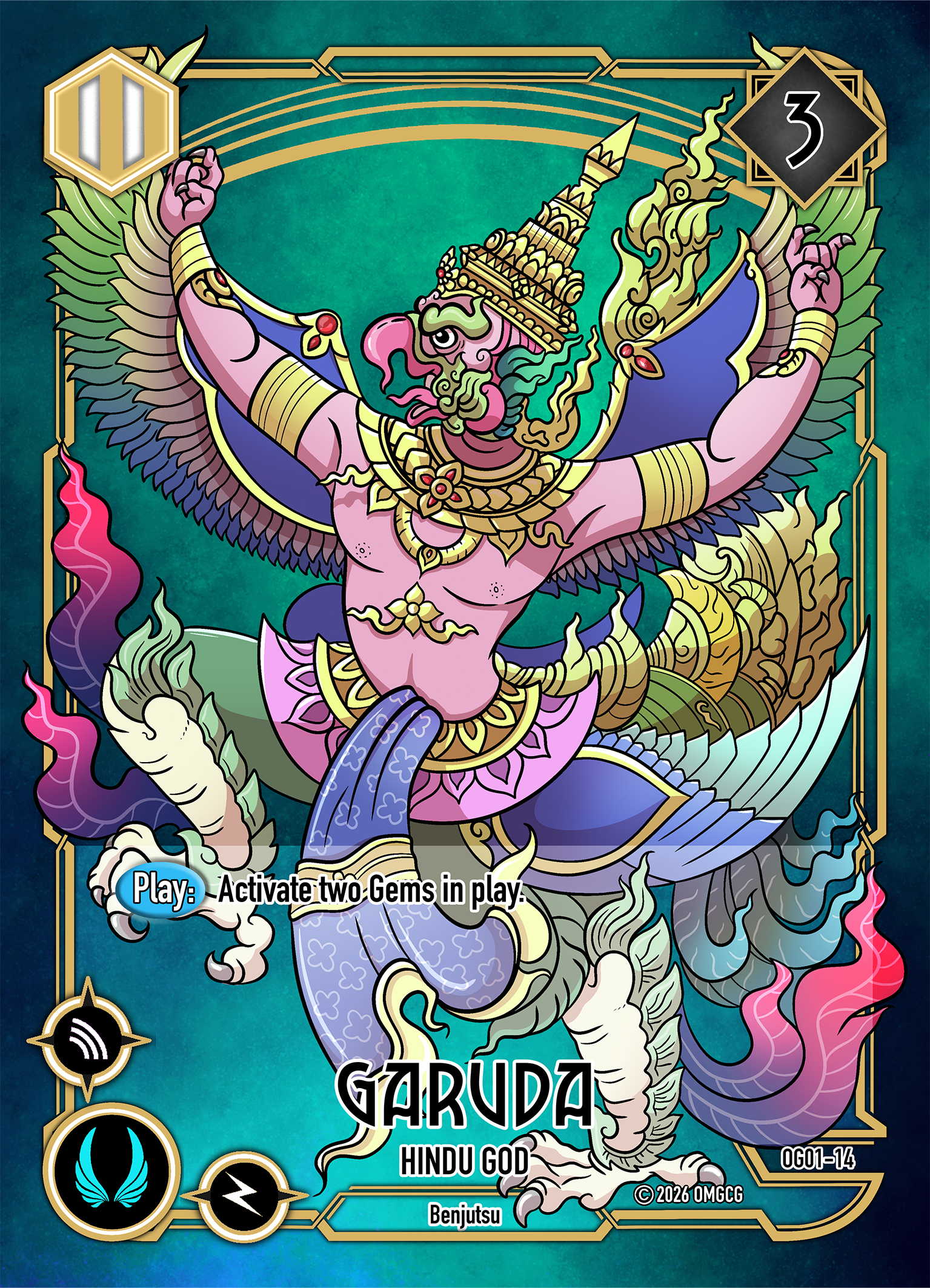 Garuda, Hindu God, Level 2