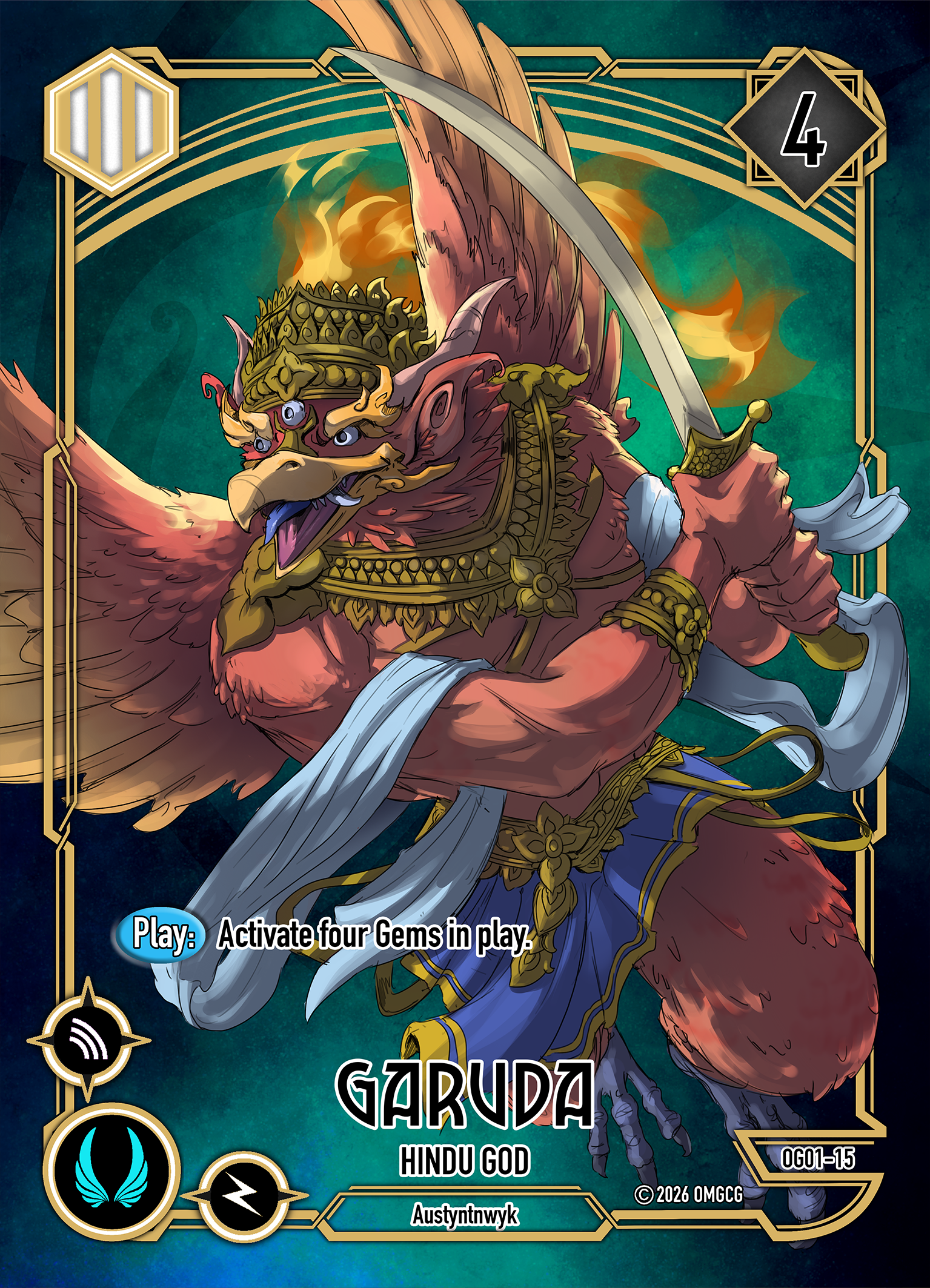 Garuda, Hindu God, Level 3