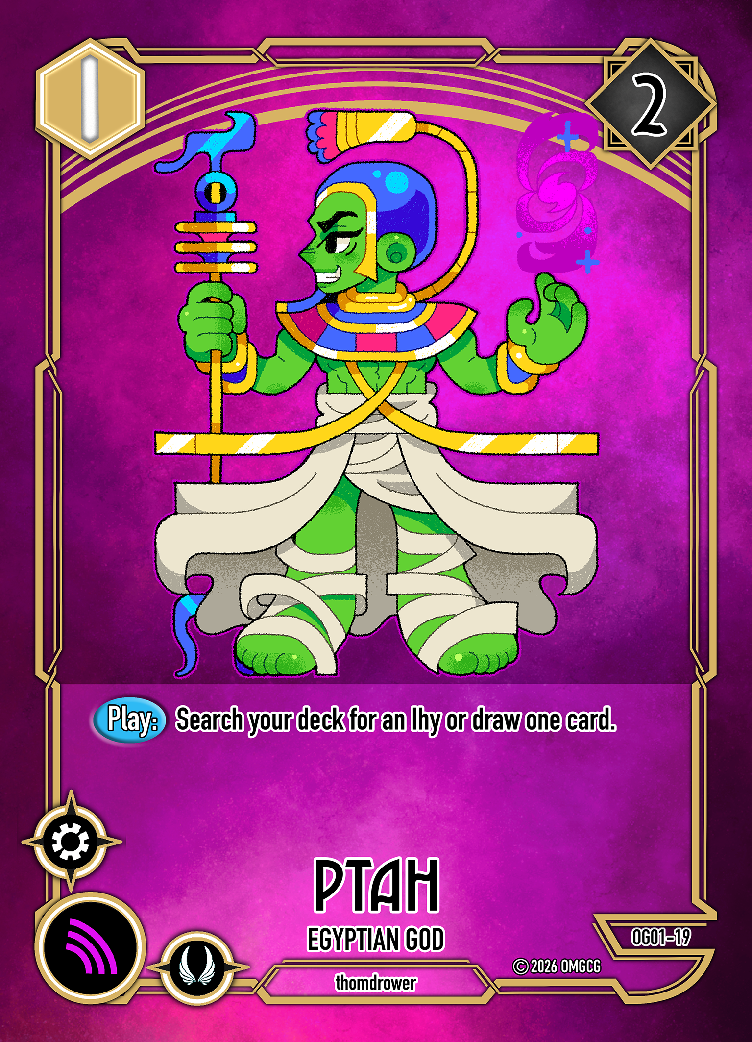 Ptah, Egyptian God, Level 1
