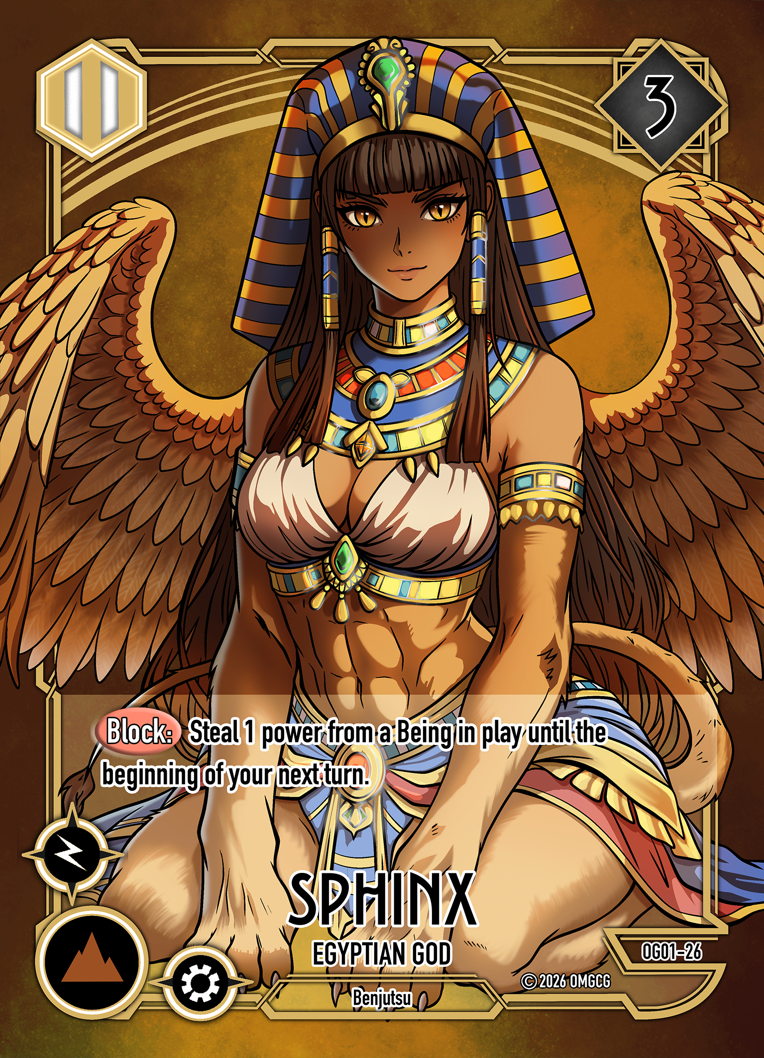 Sphinx, Egyptian God, Level 2