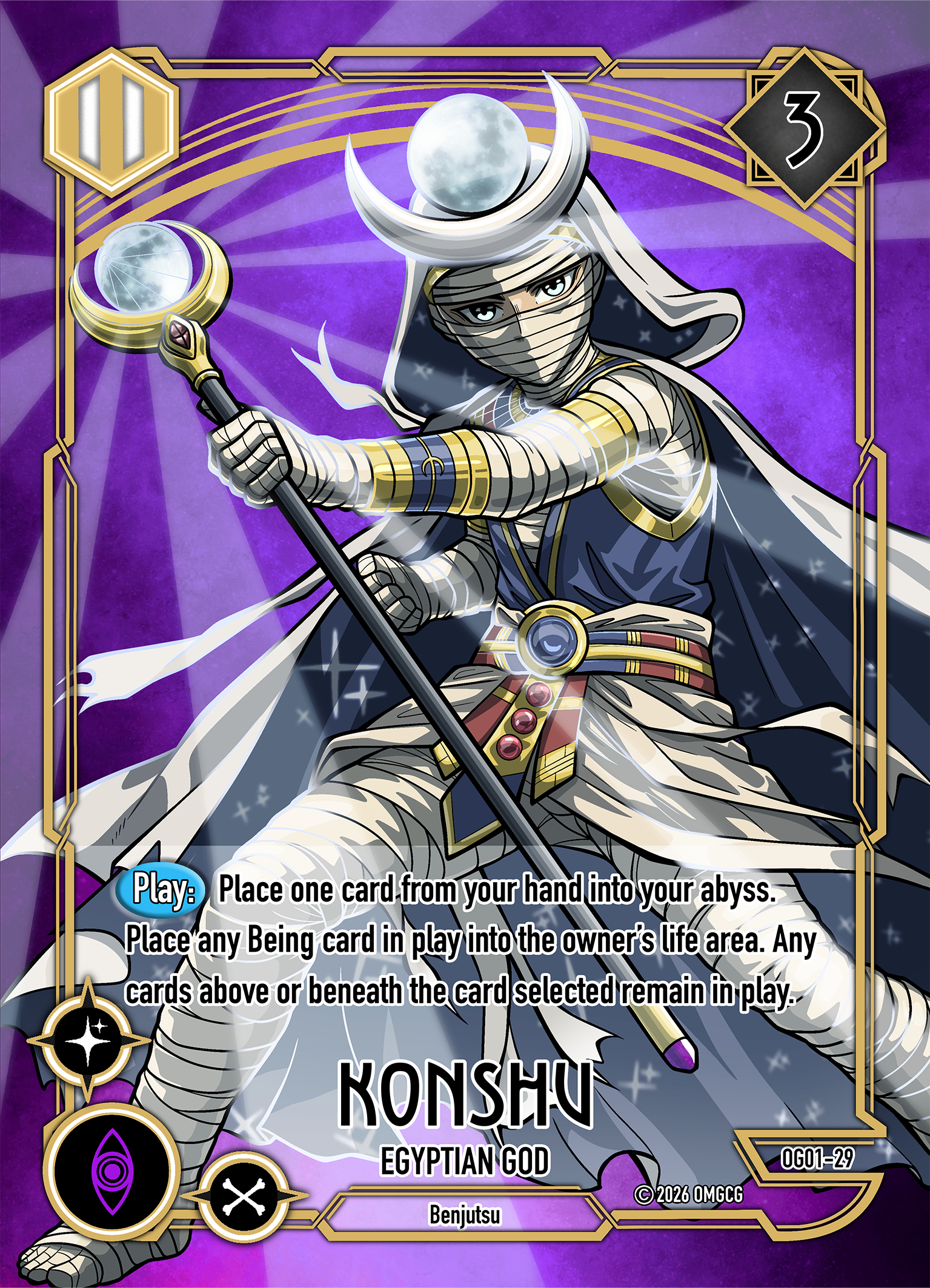 Konshu, Egyptian God, Level 2