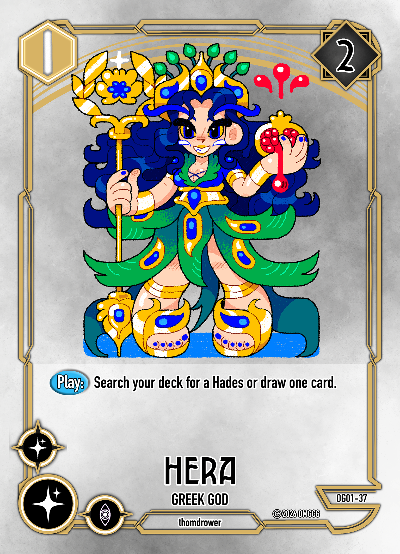 Hera, Greek God, Level 1