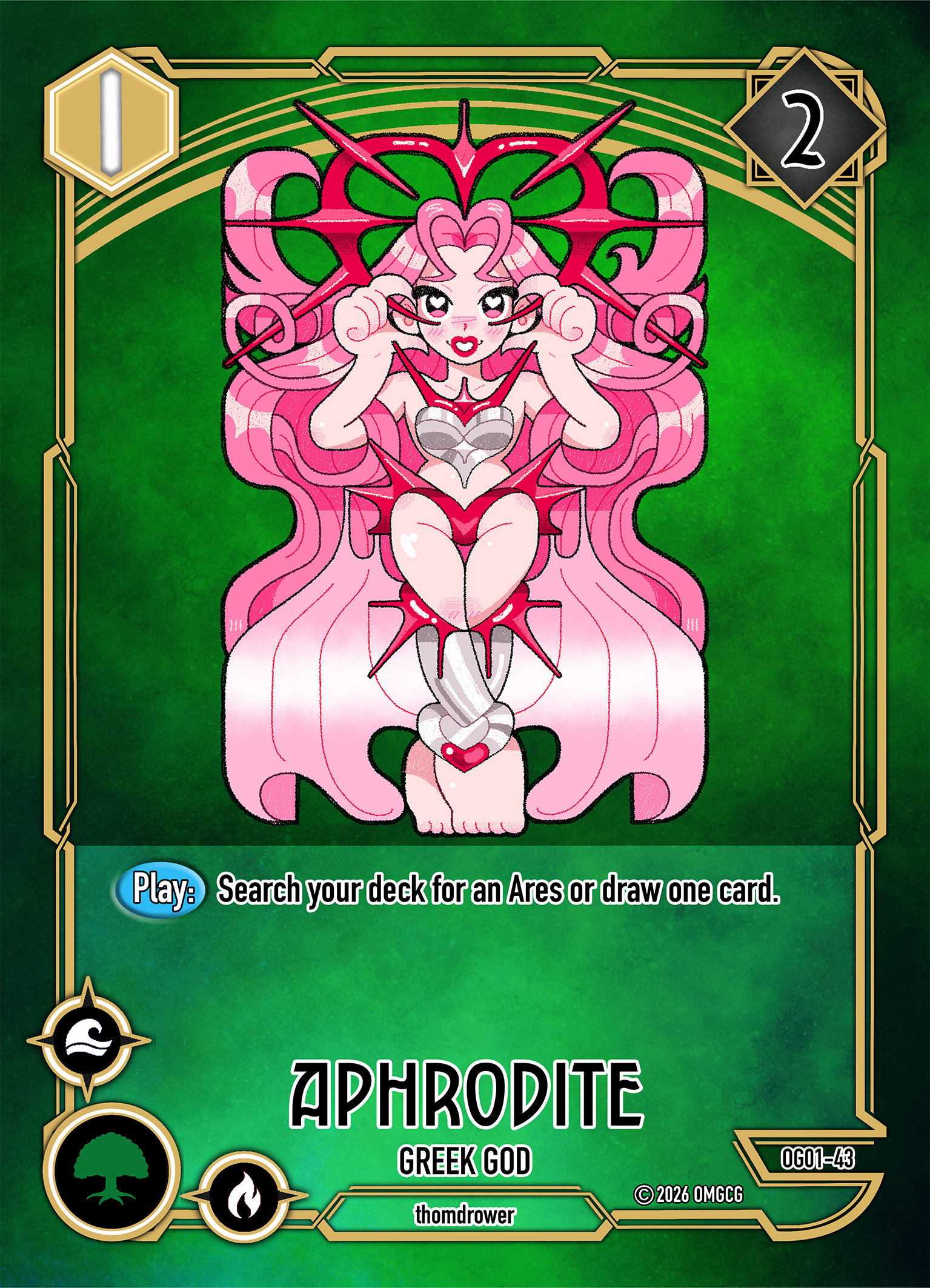 Aphrodite, Greek God, Level 1