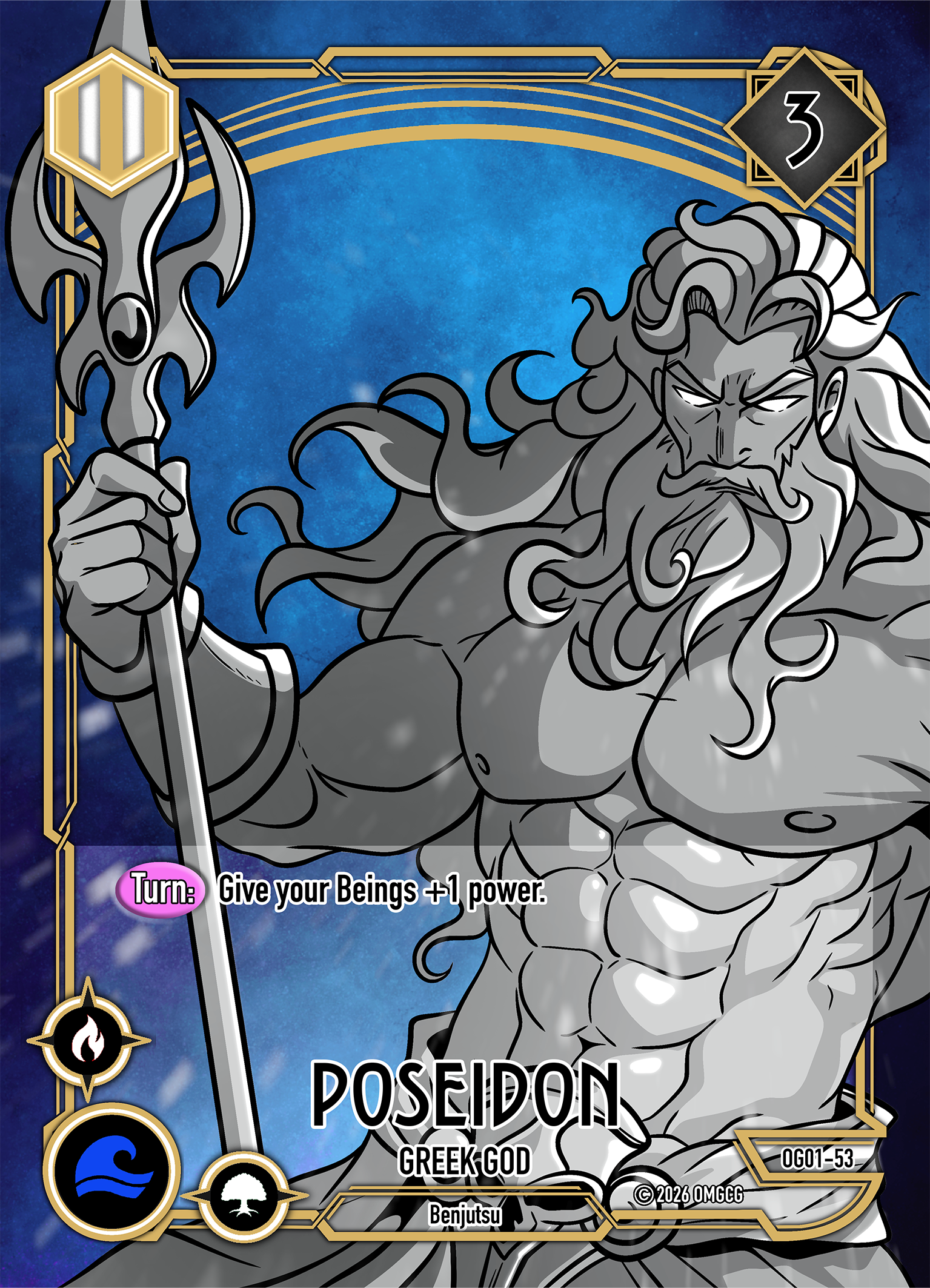 Poseidon, Greek God, Level 2