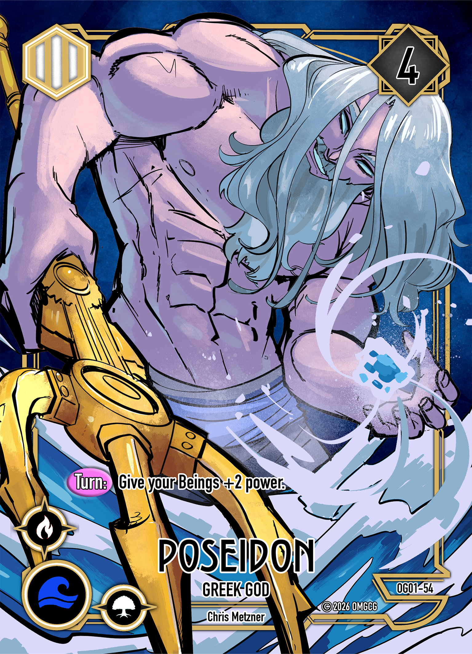 Poseidon, Greek God, Level 3