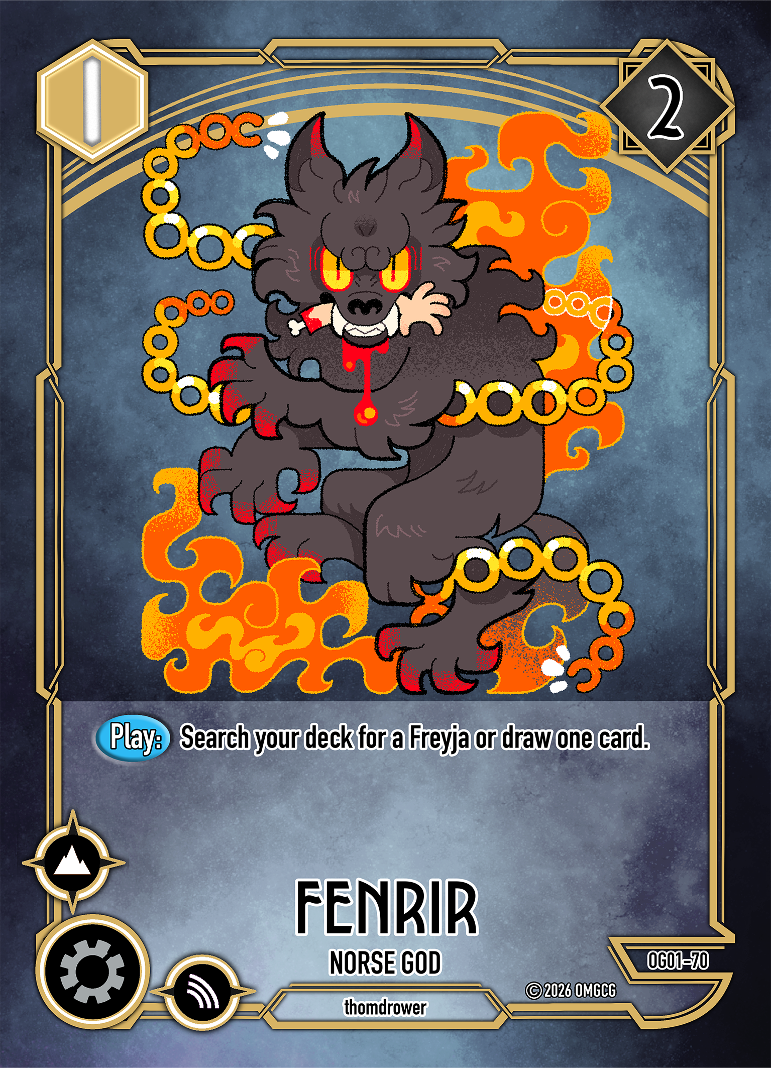 Fenrir, Norse God, Level 1